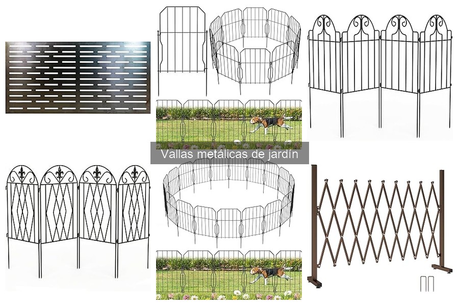 Cómo elegir vallas metálicas de jardín: guía completa