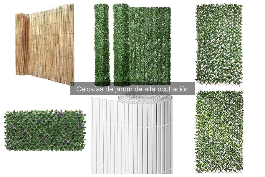 Cómo instalar celosías de jardín de alta ocultación