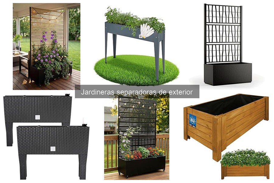 Cómo instalar jardineras separadoras de exterior fácilmente