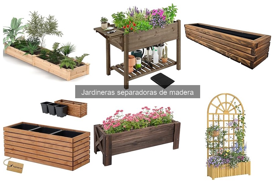 Cómo instalar jardineras separadoras de madera: guía práctica