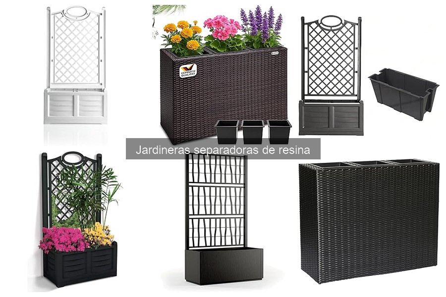 Cómo instalar jardineras separadoras de resina correctamente