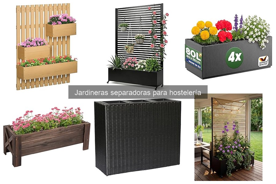 Cómo instalar jardineras separadoras en hostelería: guía práctica
