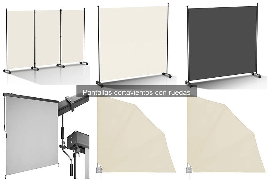 ** Cómo instalar pantallas cortavientos con ruedas fácilmente