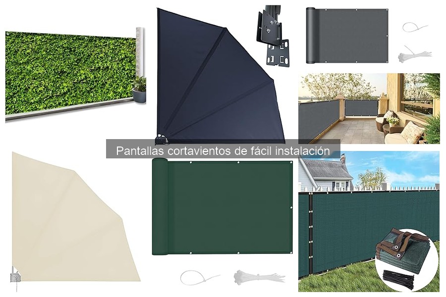Cómo instalar pantallas cortavientos de fácil instalación