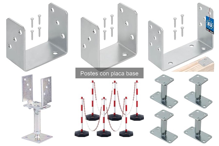 Cómo instalar postes con placa base: Guía paso a paso