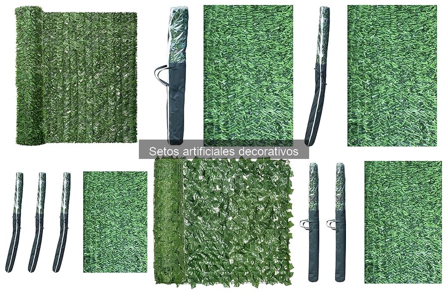 Cómo instalar setos artificiales en el jardín fácilmente