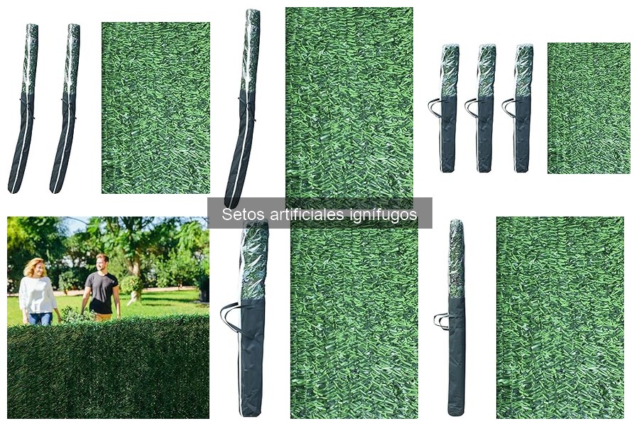 Cómo instalar un seto artificial ignífugo fácilmente