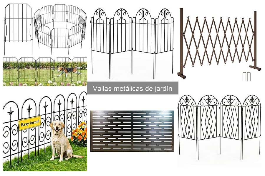 Cómo instalar vallas metálicas de jardín fácilmente
