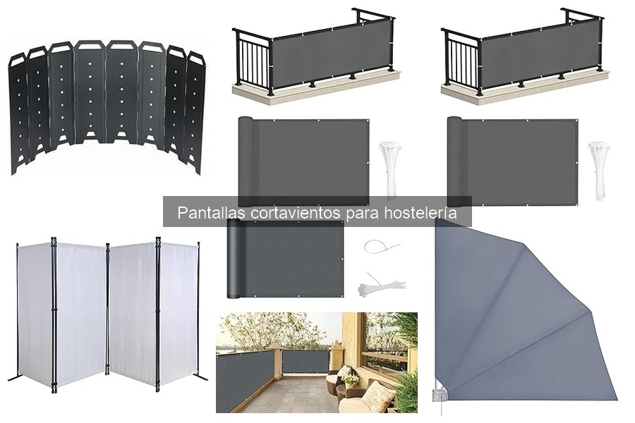 Cómo las pantallas cortavientos mejoran la experiencia en hostelería