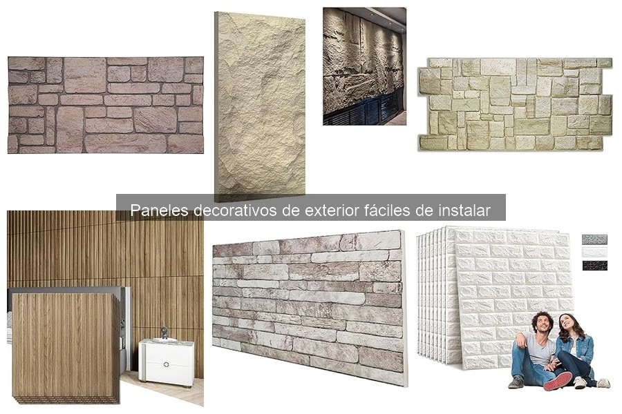 Cómo limpiar paneles decorativos de exterior fácilmente
