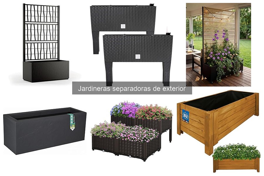 Cómo mantener jardineras separadoras de exterior fácilmente