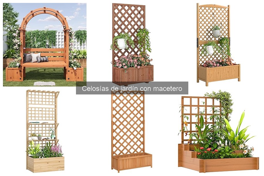 Cómo mantener las celosías de jardín con macetero eficazmente