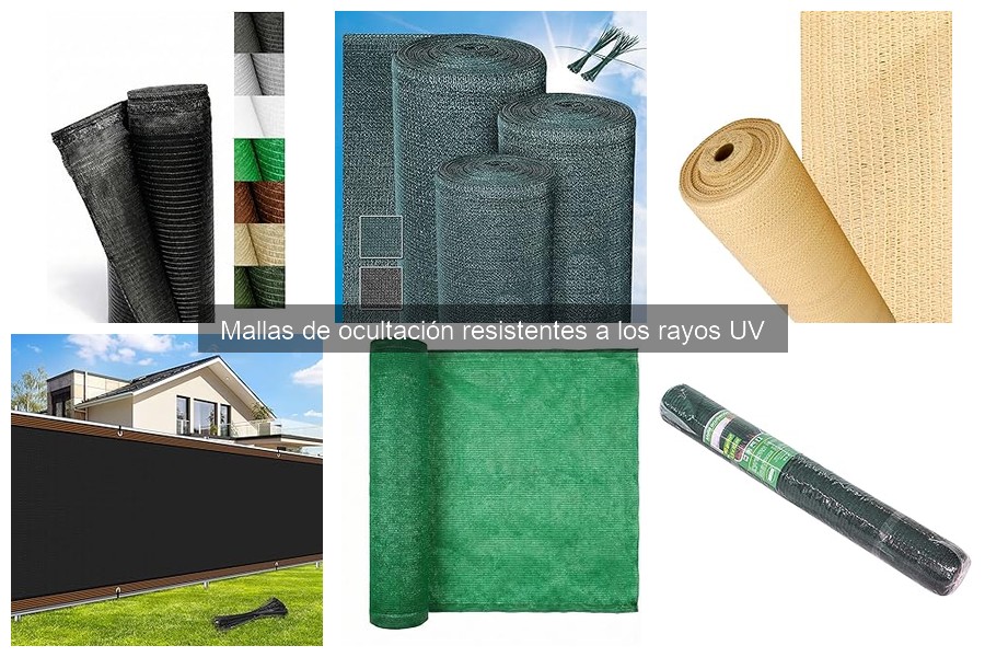Cómo mantener mallas de ocultación resistentes a rayos UV