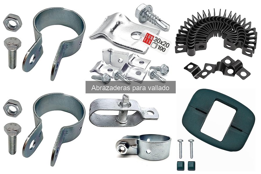 Comparativa: Abrazaderas de acero vs. plástico para vallados