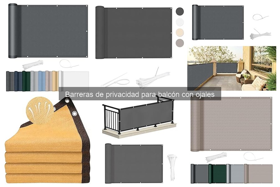 Comparativa: Barreras de privacidad con y sin ojales