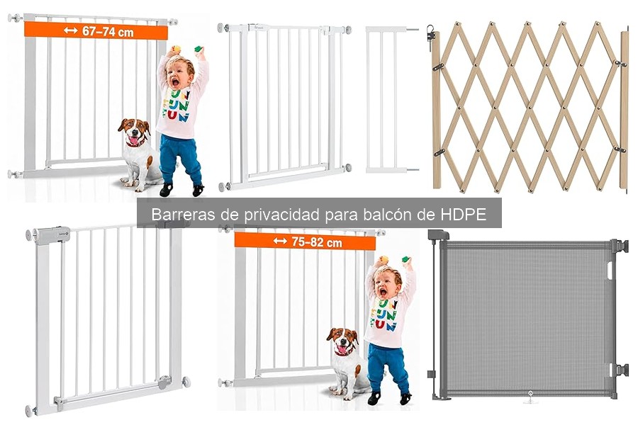 Comparativa de Barreras de Privacidad de HDPE para Balcón