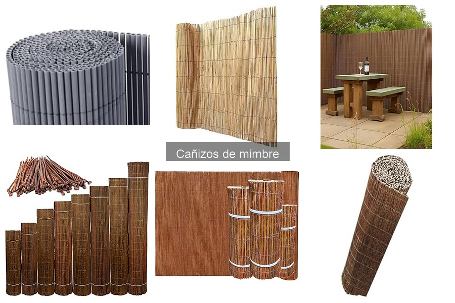 Comparativa de Cañizos de Mimbre vs. Otros Materiales