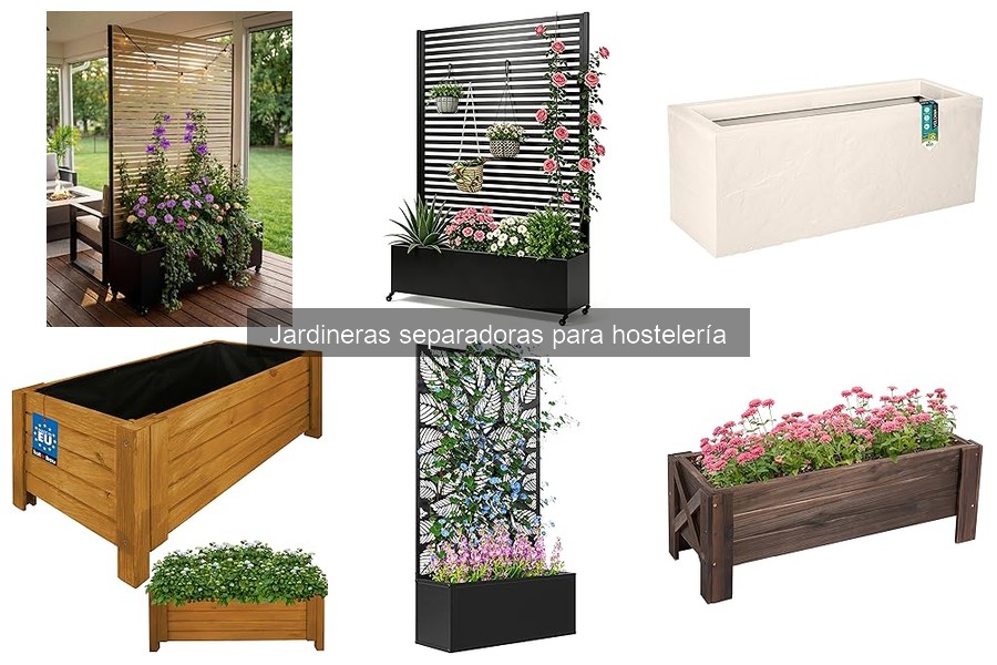 Comparativa de Jardineras Separadoras: Materiales y Precios