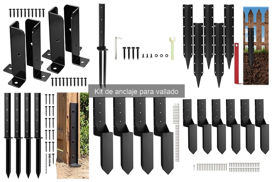 Comparativa de Kits de Anclaje para Vallado: Mejores Marcas