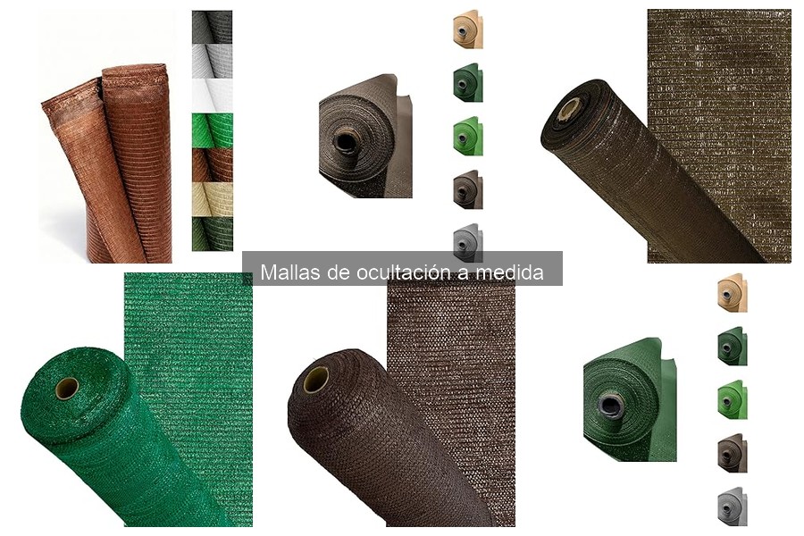 Comparativa de mallas de ocultación a medida para jardín
