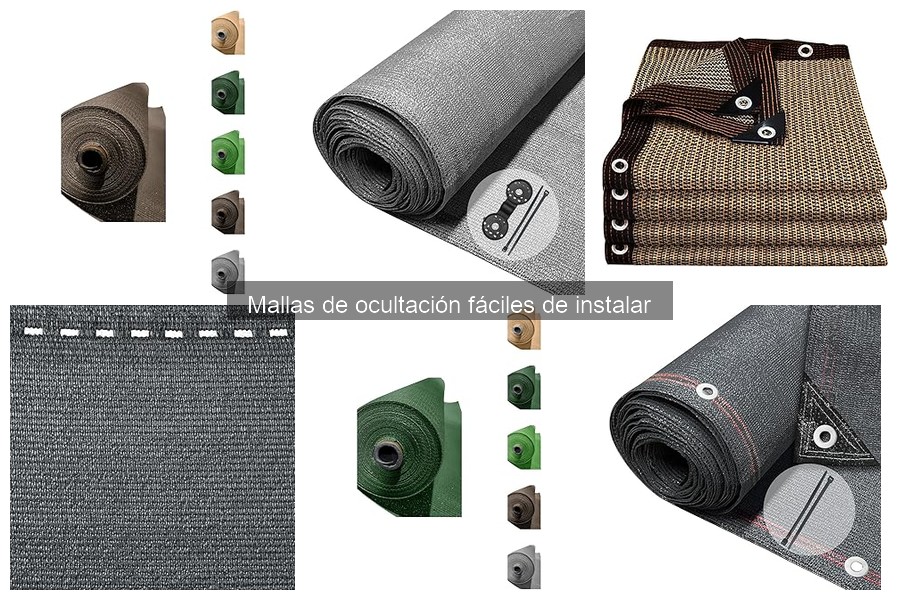 Comparativa de Mallas de Ocultación: Características y Precios