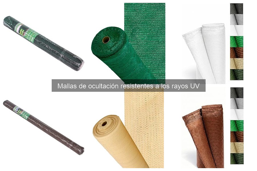 Comparativa de Mallas de Ocultación Resistentes a los Rayos UV