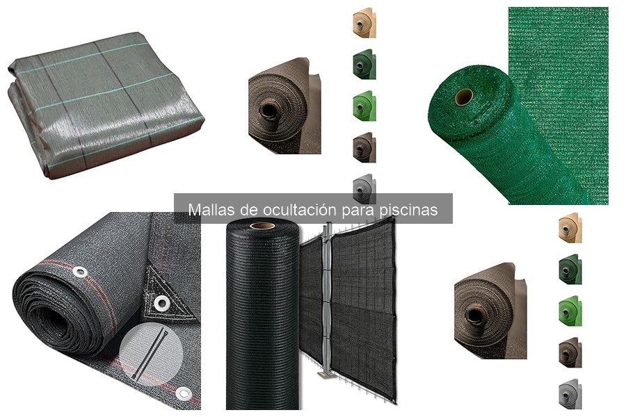Comparativa de mallas de ocultación y cubiertas para piscinas