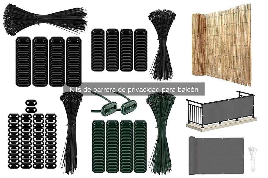 Comparativa de Materiales en Kits de Barrera de Privacidad