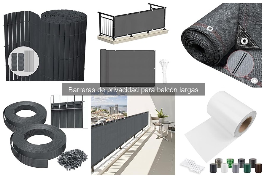 Comparativa de Materiales para Barreras de Privacidad en Balcón