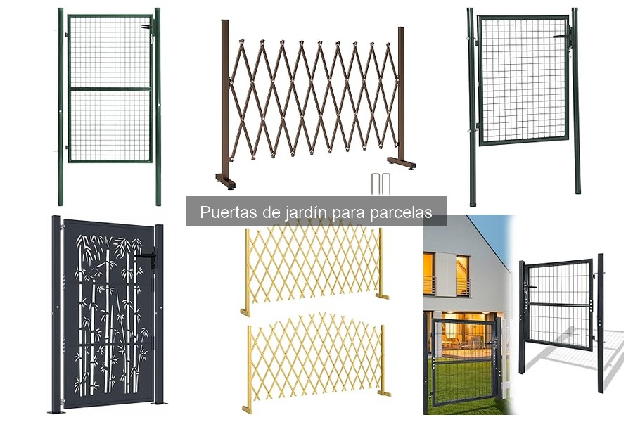 Comparativa de materiales para puertas de jardín: madera, metal y PVC