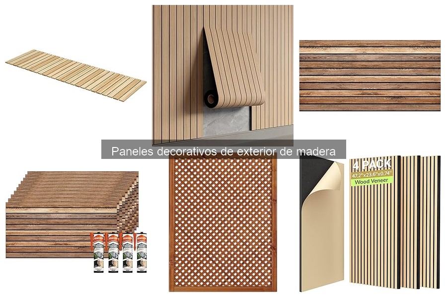 Comparativa de paneles decorativos de madera y PVC