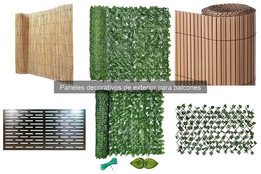 Comparativa de Paneles Decorativos para Balcones