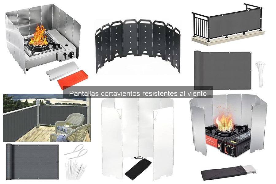 Comparativa de Pantallas Cortavientos Resistentes al Viento