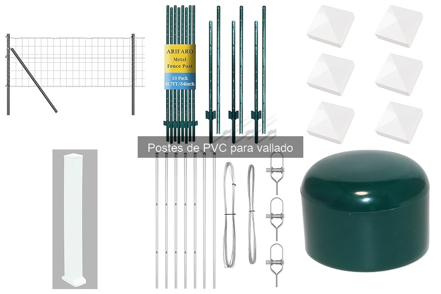 Comparativa de postes de PVC vs postes de madera