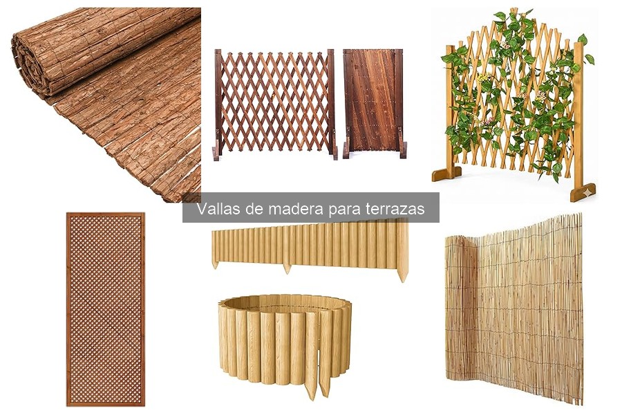 Comparativa de precios de vallas de madera para terrazas