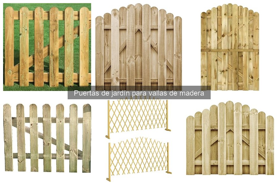 Comparativa de precios en puertas de jardín de madera