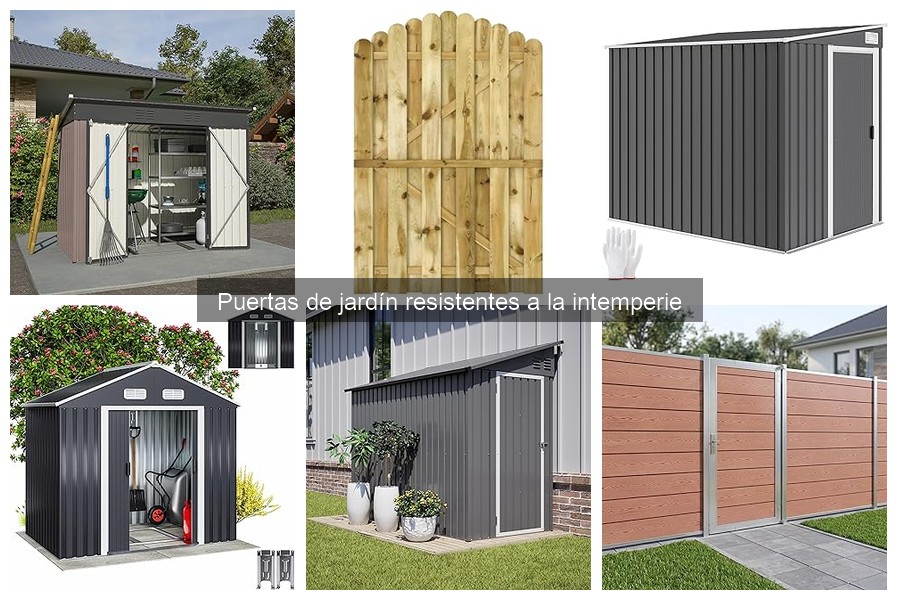 Comparativa de Puertas de Jardín Resistentes a la Intemperie