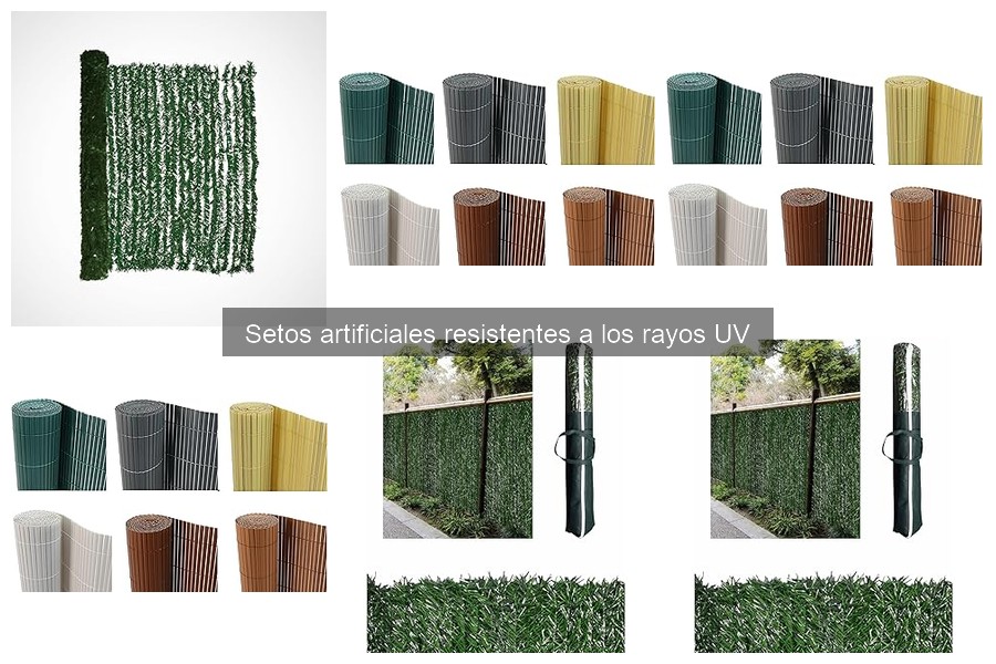 Comparativa de setos artificiales: PVC vs Polipropileno