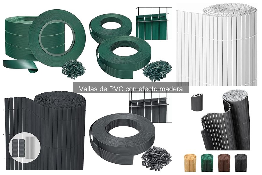 Comparativa de Vallas de PVC con Efecto Madera