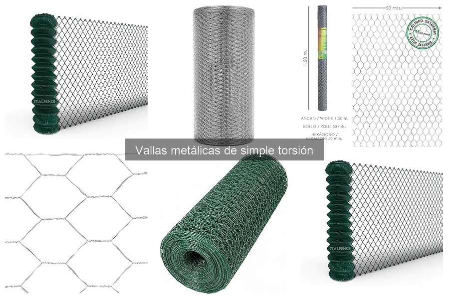 Comparativa de Vallas Metálicas de Simple Torsión
