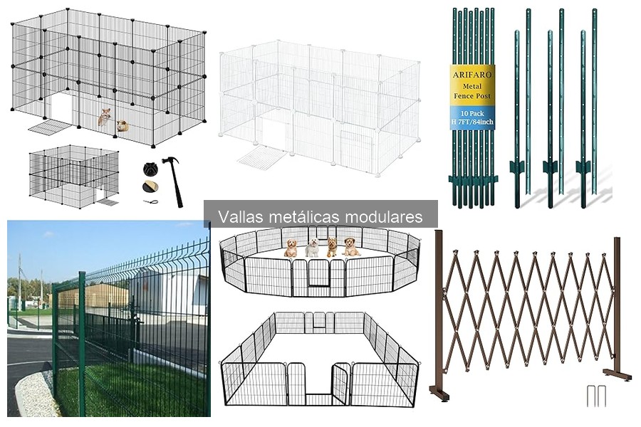 Comparativa de Vallas Metálicas Modulares y de Madera