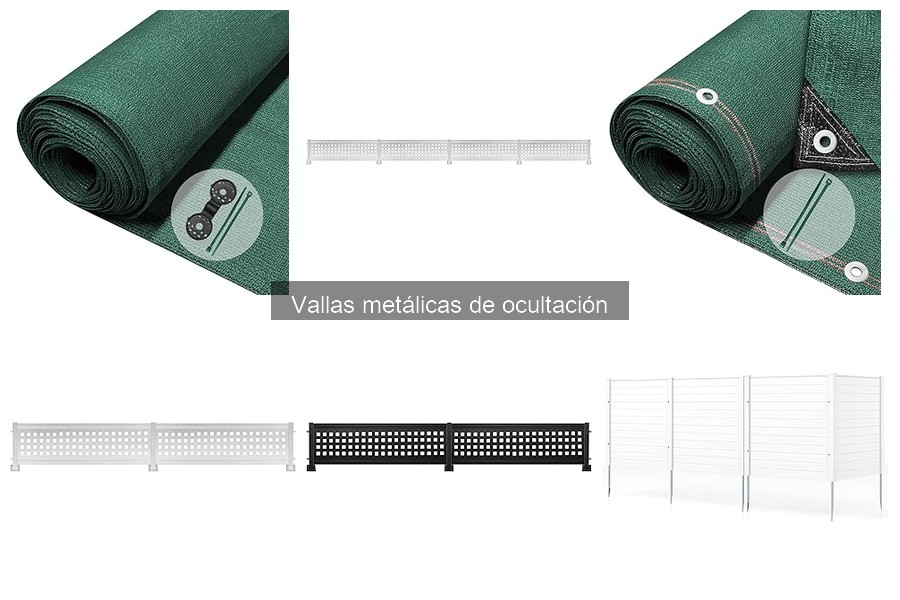 Comparativa entre vallas metálicas de ocultación y otros cercados