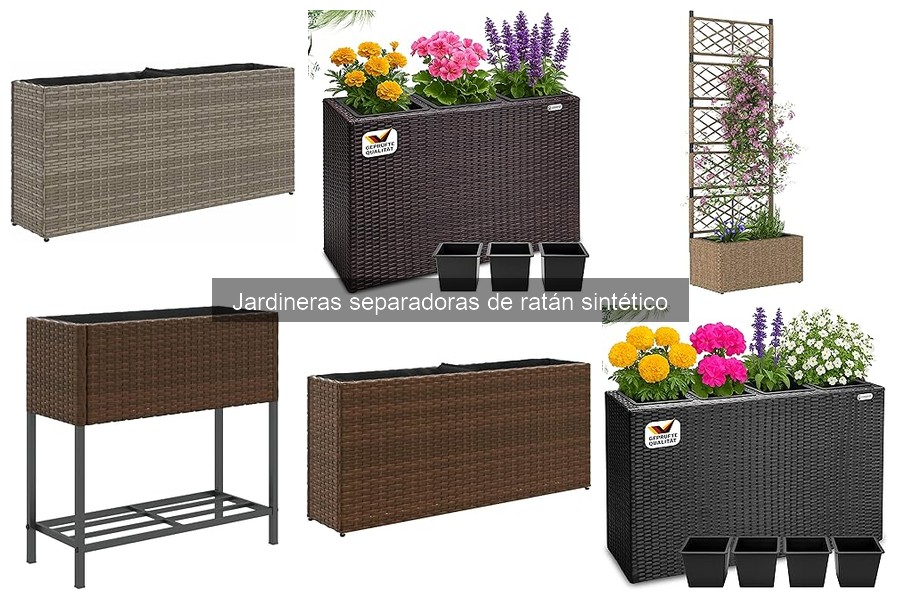Comparativa: Jardineras de Ratán Sintético vs Madera y Plástico