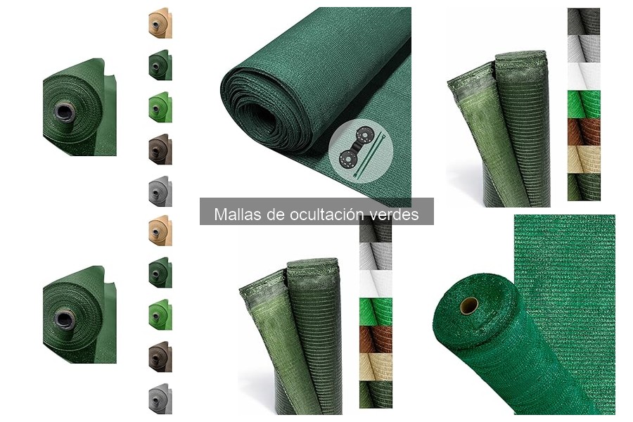 Comparativa: Mallas de Ocultación Verdes vs. Otras Colores