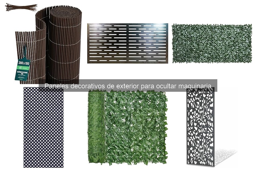Comparativa: Paneles de Madera vs. PVC para Ocultar Maquinaria