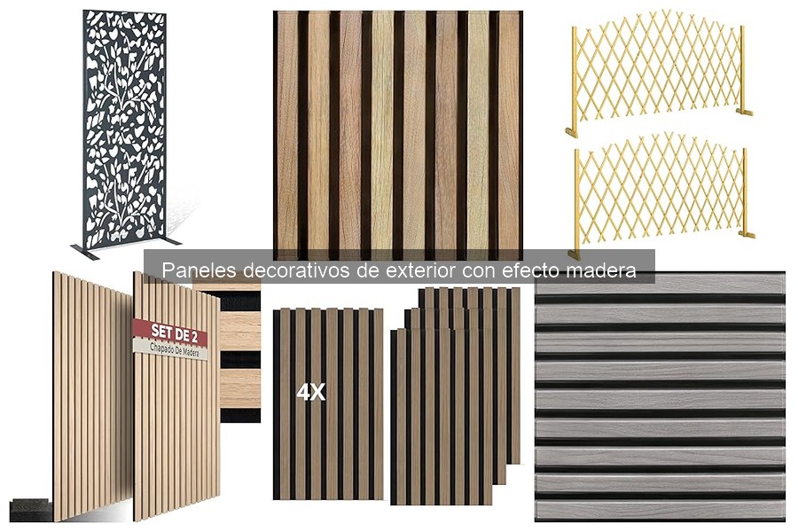 Comparativa: Paneles decorativos de efecto madera vs otros
