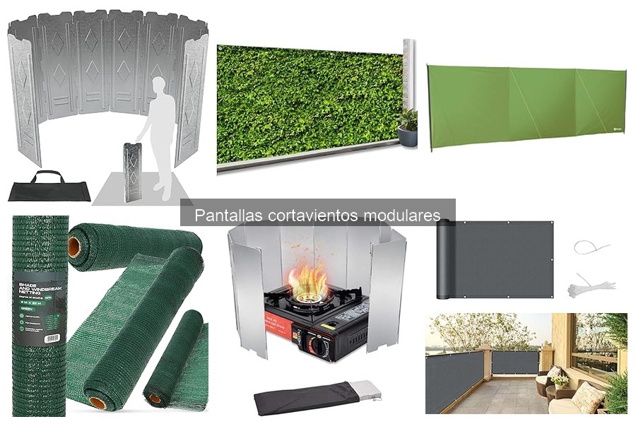 Comparativa: Pantallas cortavientos modulares vs. fijas