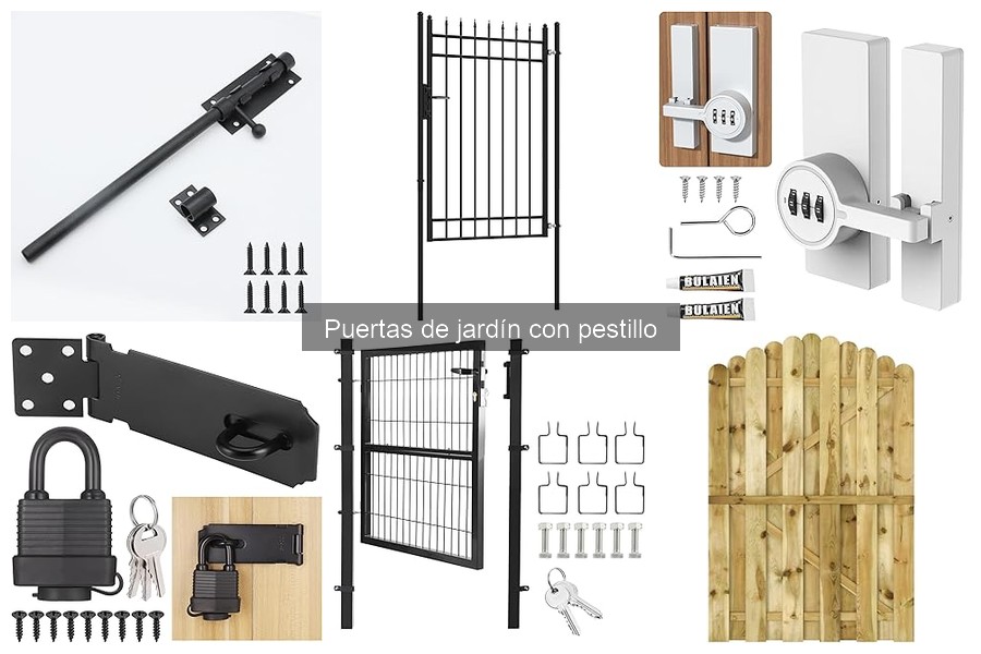 Comparativa: Puertas de jardín con y sin pestillo