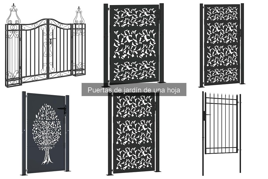 Comparativa: Puertas de Jardín de Una Hoja vs Dos Hojas