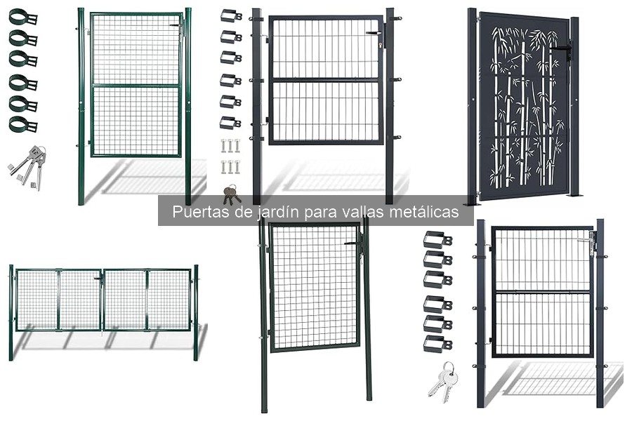 Comparativa: Puertas de Jardín Metálicas vs de Madera